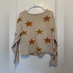 Blank Paige Oversized Star Sweater- Medium